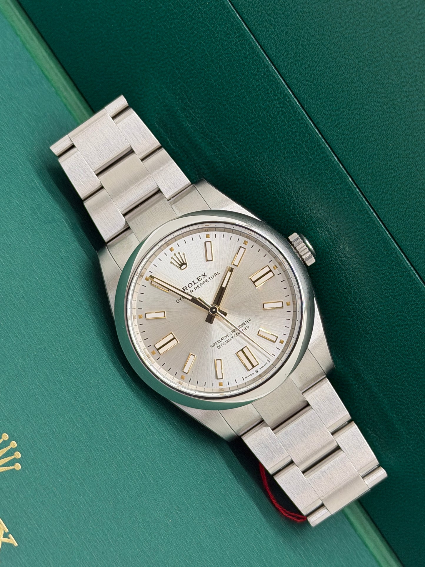 Rolex Oyster Perpetual 41 Silver Dial - New 2026 - Partially Stickers Ref 134300