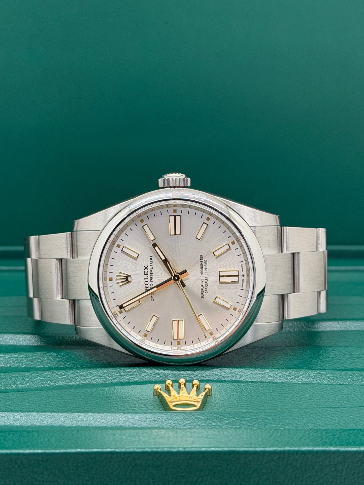 Rolex Oyster Perpetual 41 Silver Dial - New 2026 - Partially Stickers Ref 134300