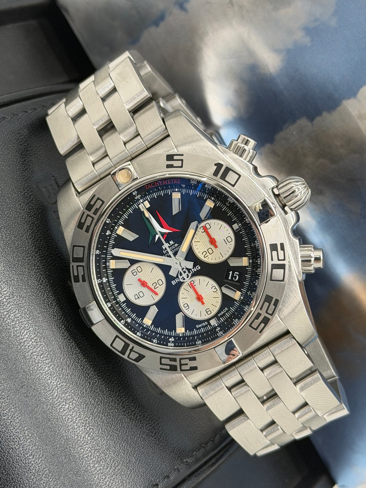 Breitling Chronomat 44 Frecce Tricolori Limited Edition - Year 2025 Ref AB01104D/BC62