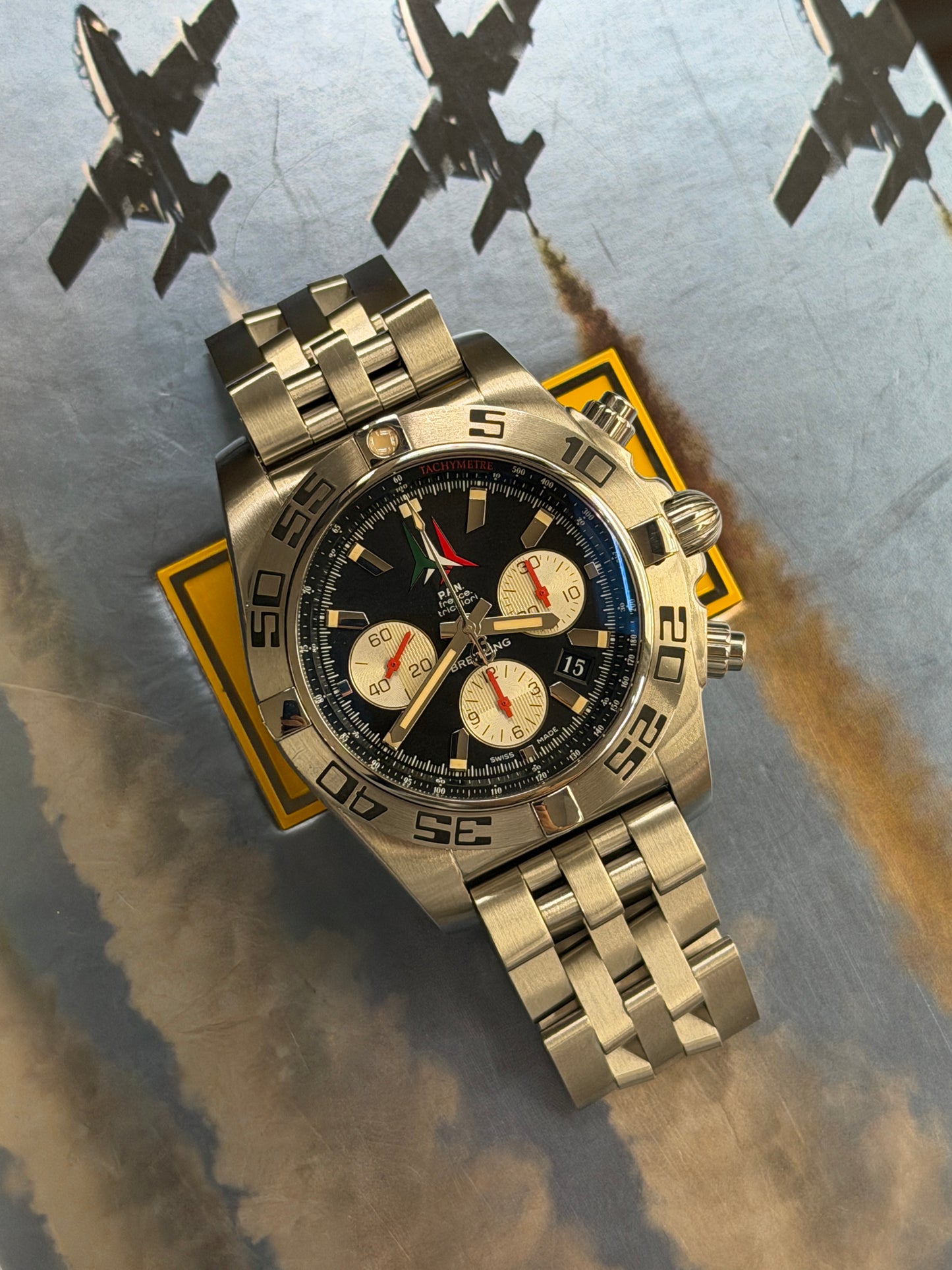 Breitling Chronomat 44 Frecce Tricolori Limited Edition - Year 2025 Ref AB01104D/BC62