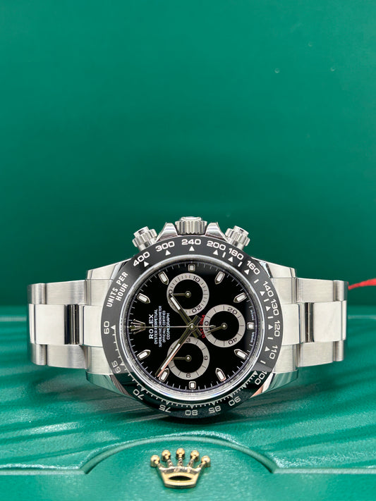 Rolex Daytona - Black Dial - Ref 116500LN - New Partially Stickered - Year 2018