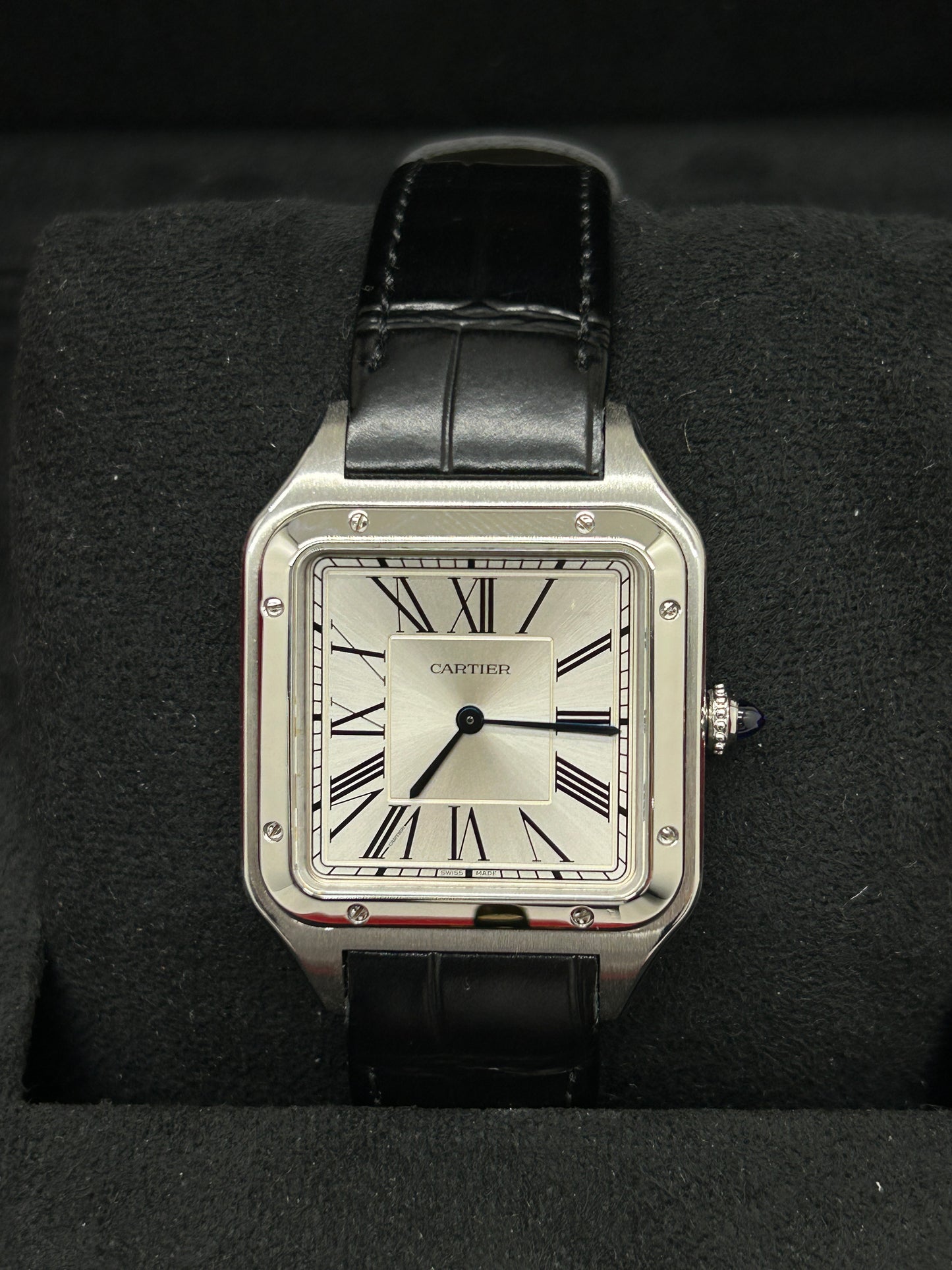 Cartier Santos-dumont Xl - Silver dial - Ref WSSA0032 - New 2022