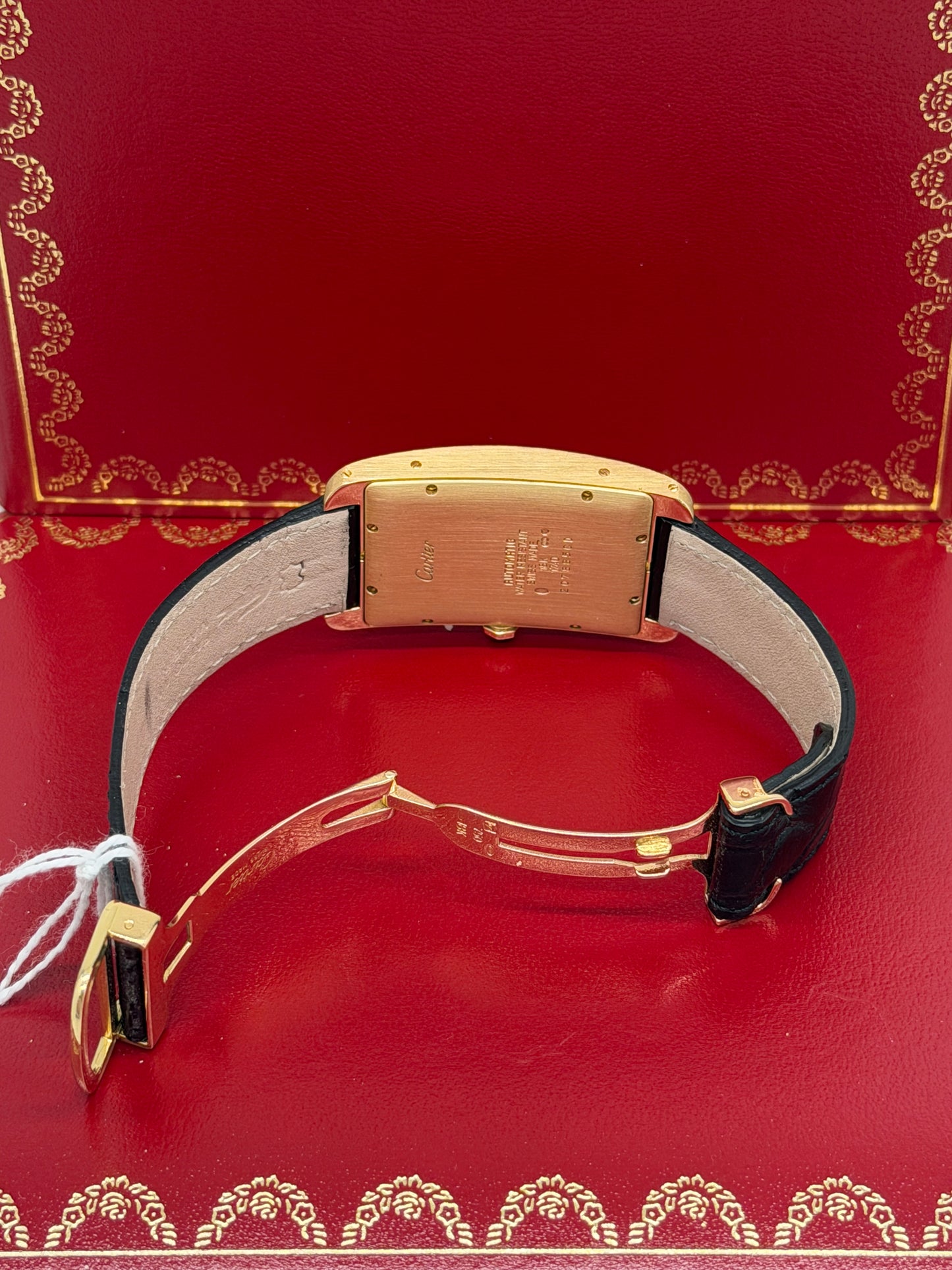 Cartier Tank Américaine Large Automatic - Yellow Gold Ref 1740 - Year 2000