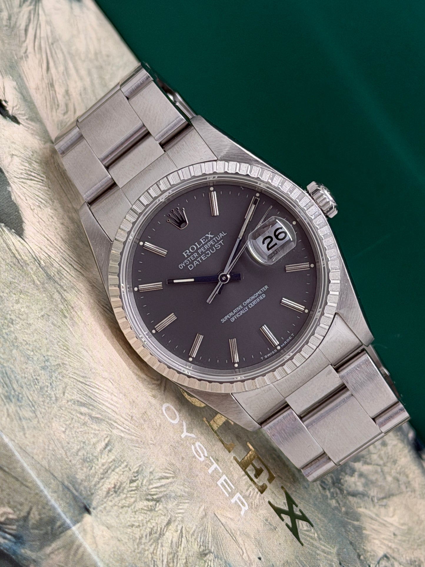 Rolex Datejust 36 Ref.16220 - Grey Dial - Year 1990
