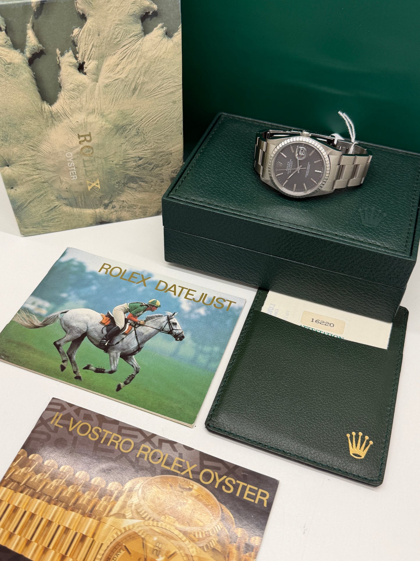 Rolex Datejust 36 Ref.16220 - Grey Dial - Year 1990
