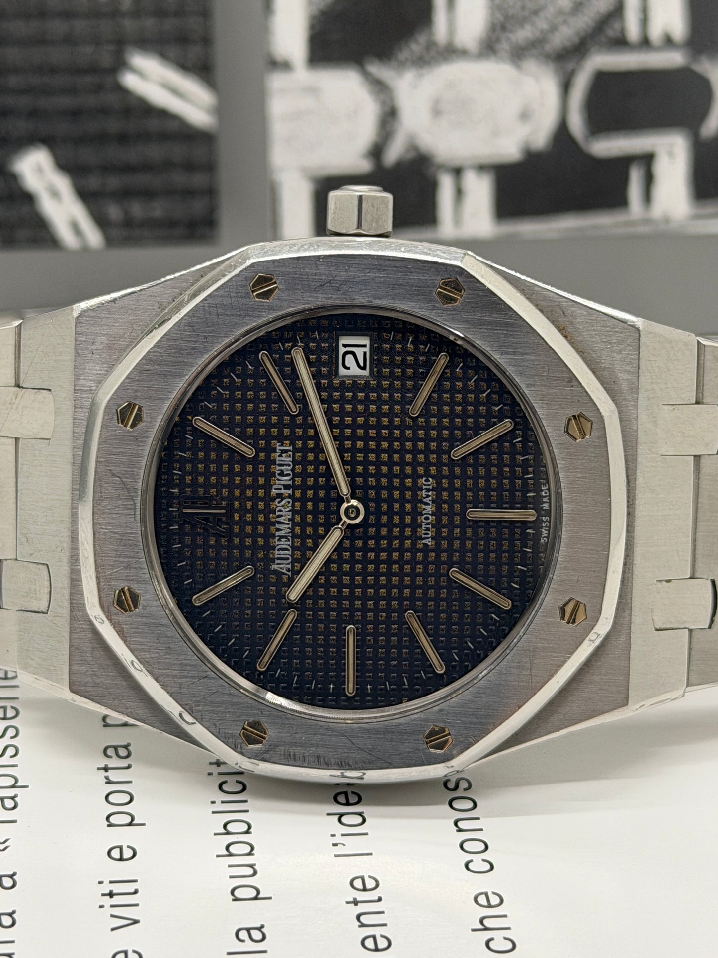 Audemars Piguet Royal Oak Jumbo 39mm - Blue Dial - Ref 15002ST.OO.0944ST.01 Extract From The Archives AP 2026 - Year 2026
