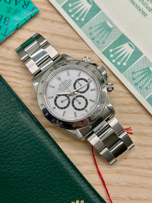 Rolex Daytona Zenith El Primero - White Dial - Ref 16520 - Year 1994