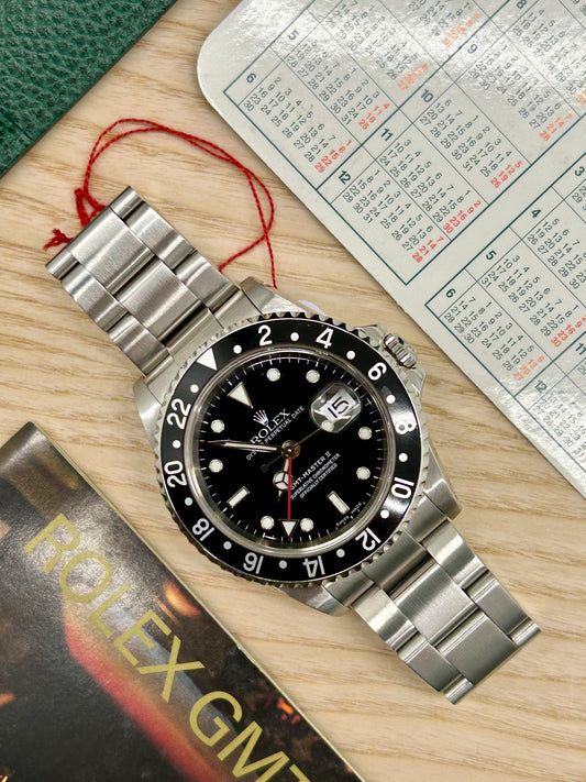 Rolex GMT-Master II - Black Bezel - Ref 16710 - Year 2003