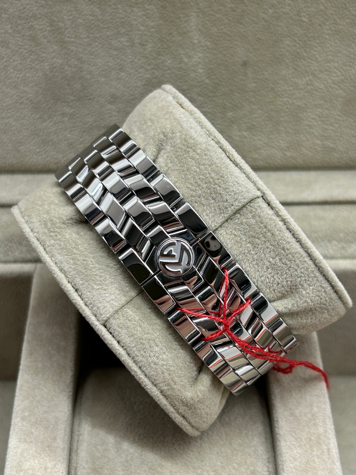Franck Muller Casablanca Automatic - Black Dial - Steel Bracelet  and original buckle - Ref 6850