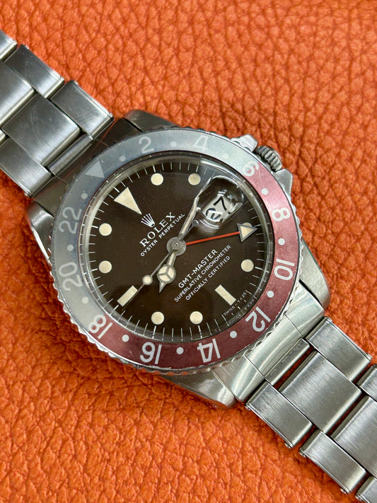 Rolex GMT-Master - Ref 1675 - Tropical Brown Dial - Long E - Year 1969