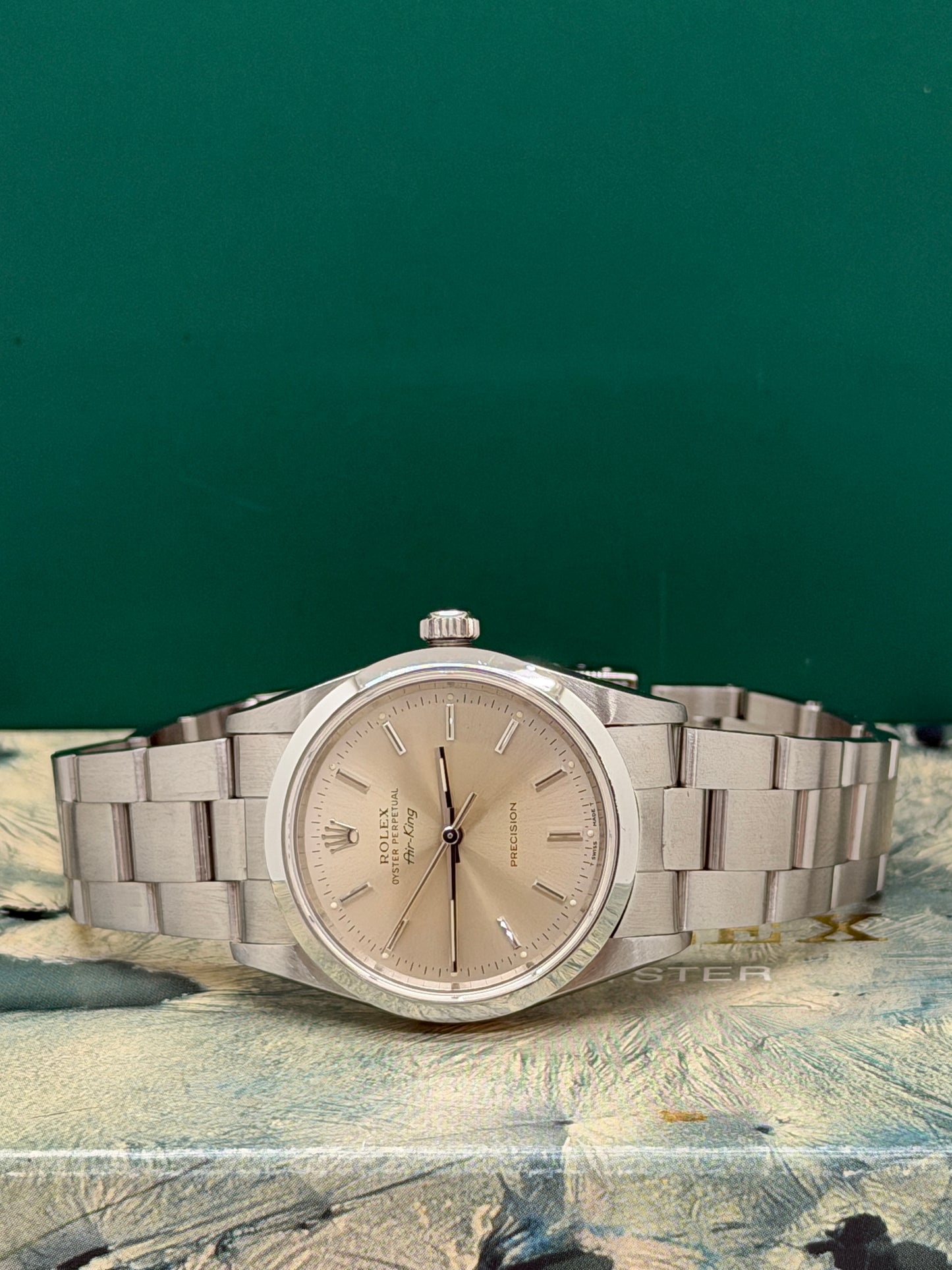 Rolex Air King Ref.14000 - Silver Dial - Year 1994