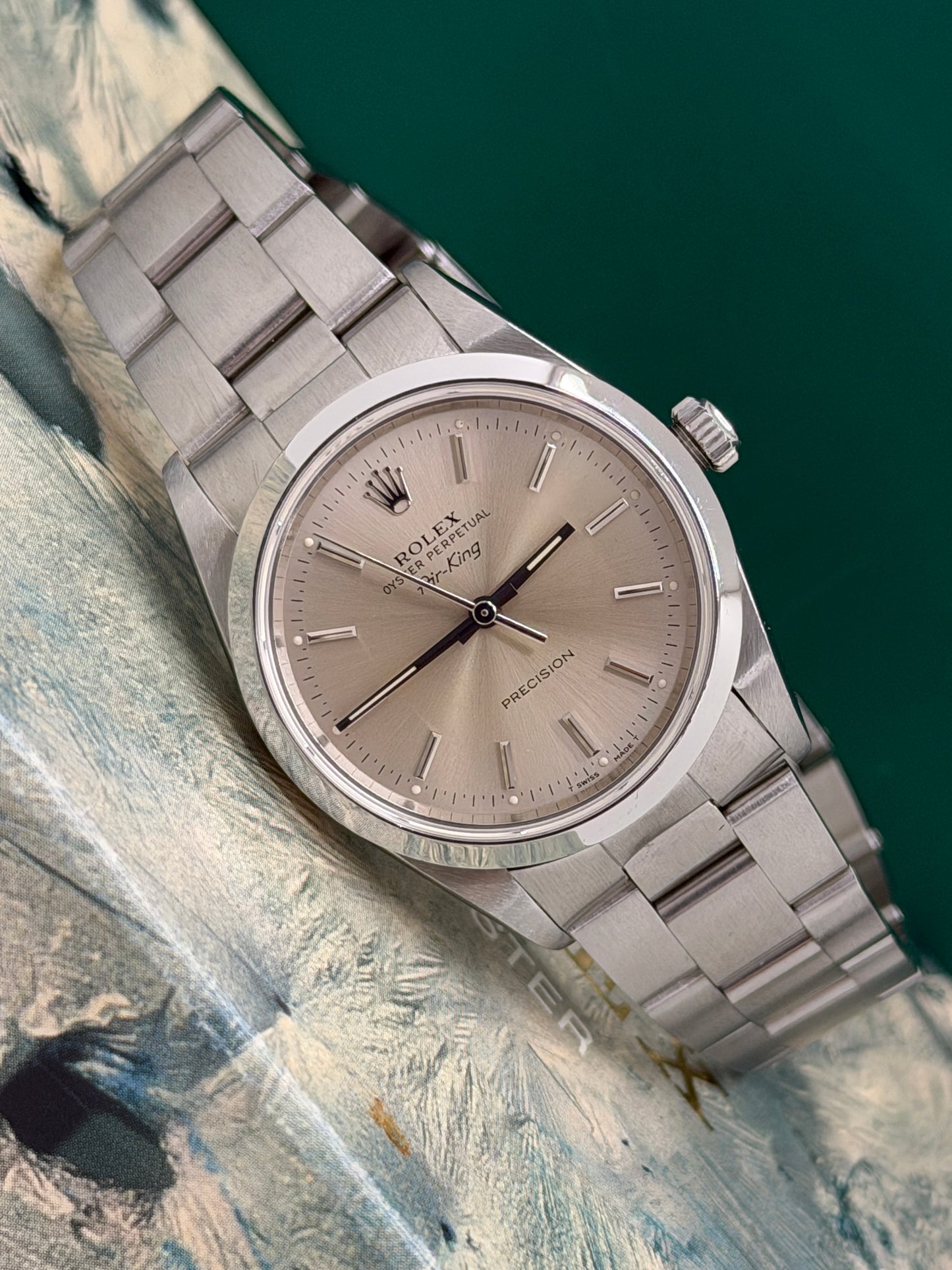Rolex Air King Ref.14000 - Silver Dial - Year 1994