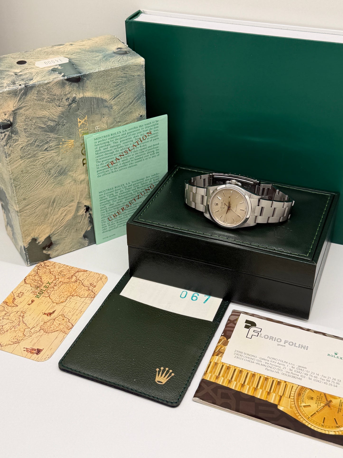 Rolex Air King Ref.14000 - Silver Dial - Year 1994
