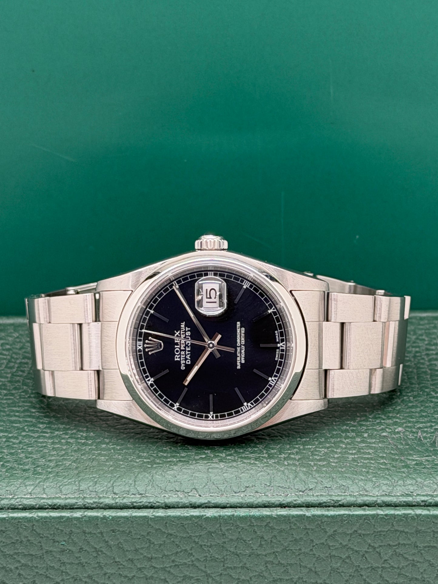 Rolex Datejust 36 Ref.16200 - Black Dial - Year 2004