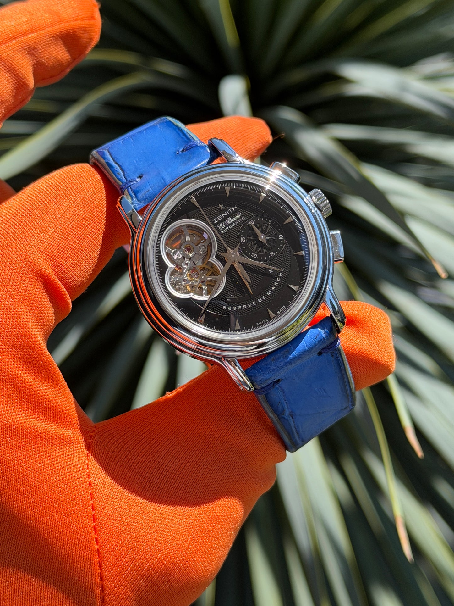 Zenith El Primero Chronomaster Open Heart 40mm - Black Dial Ref 03.0240.4021