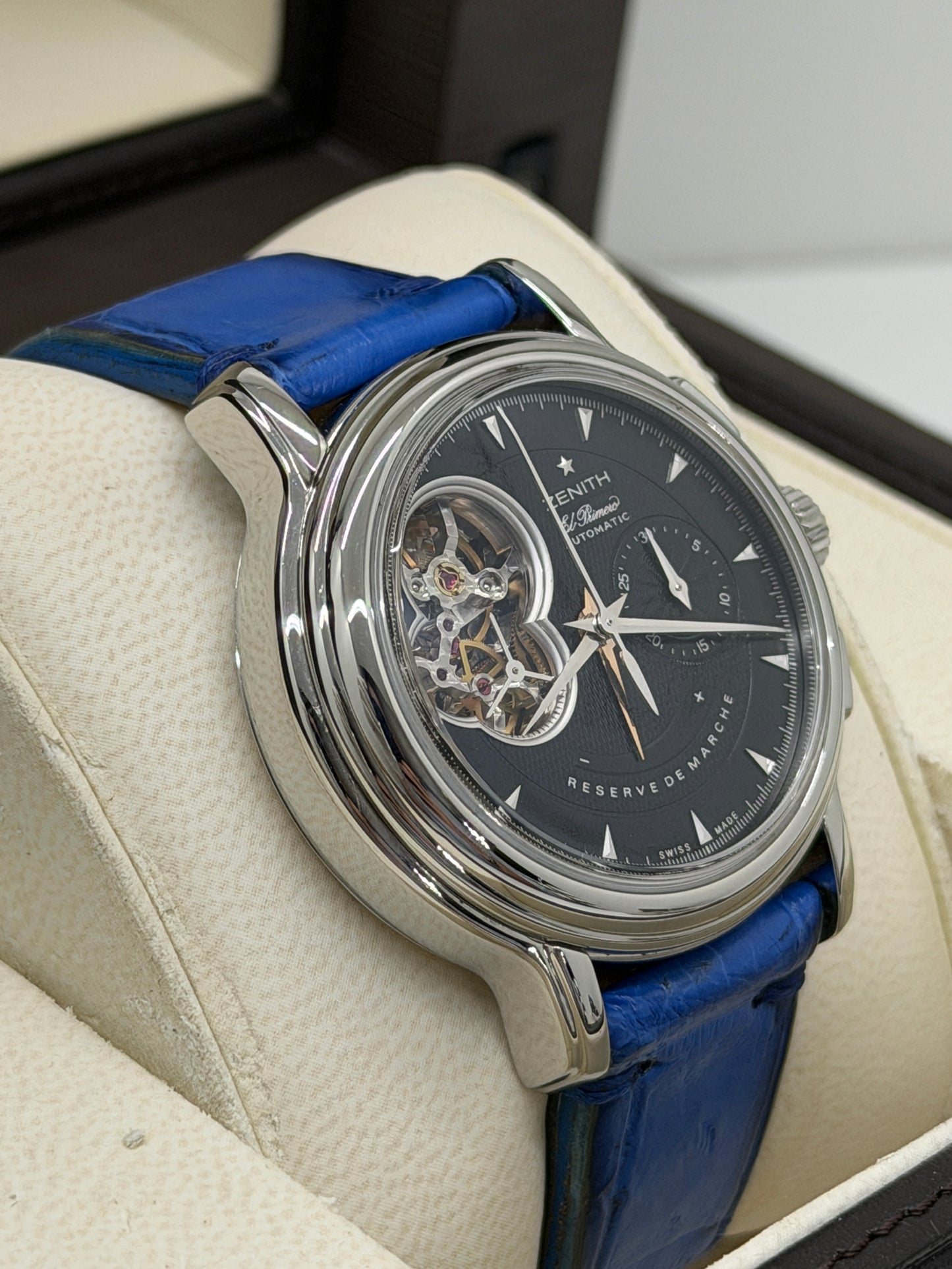 Zenith El Primero Chronomaster Open Heart 40mm - Black Dial Ref 03.0240.4021