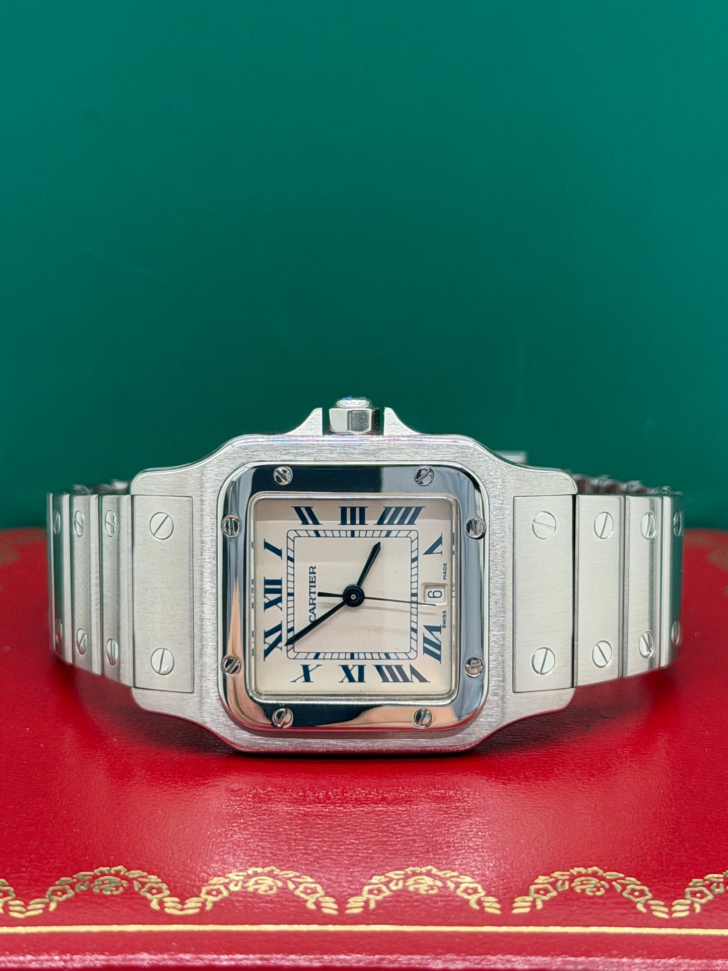 Cartier Santos Galbée - Quartz - Ref 987901 - Full Set - Year 1992