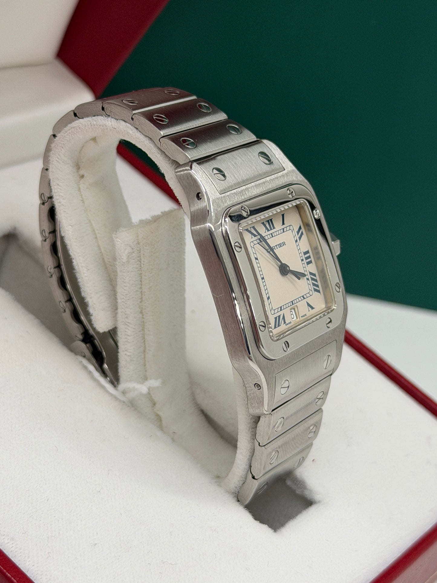 Cartier Santos Galbée - Quartz - Ref 987901 - Full Set - Year 1992