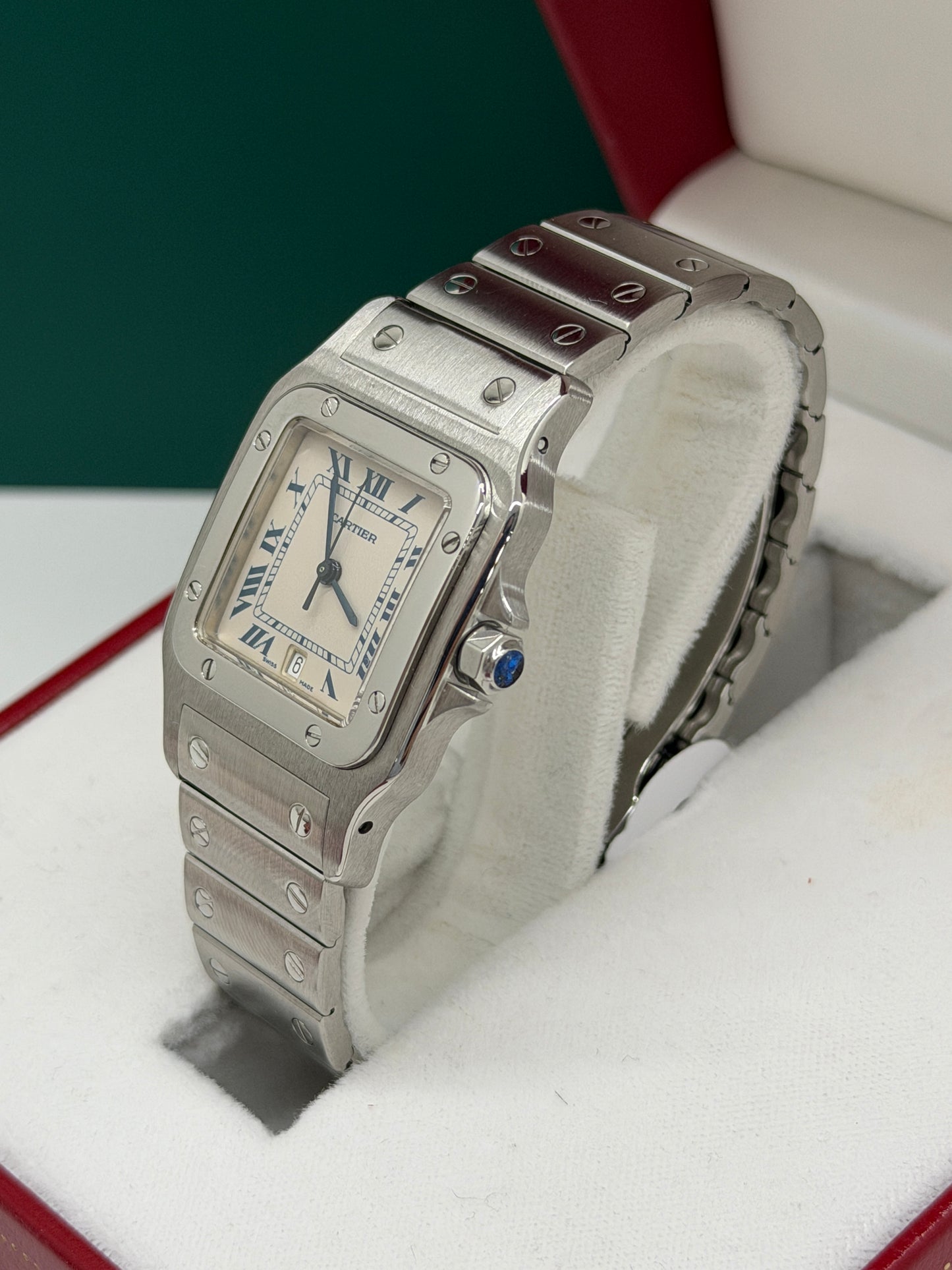 Cartier Santos Galbée - Quartz - Ref 987901 - Full Set - Year 1992