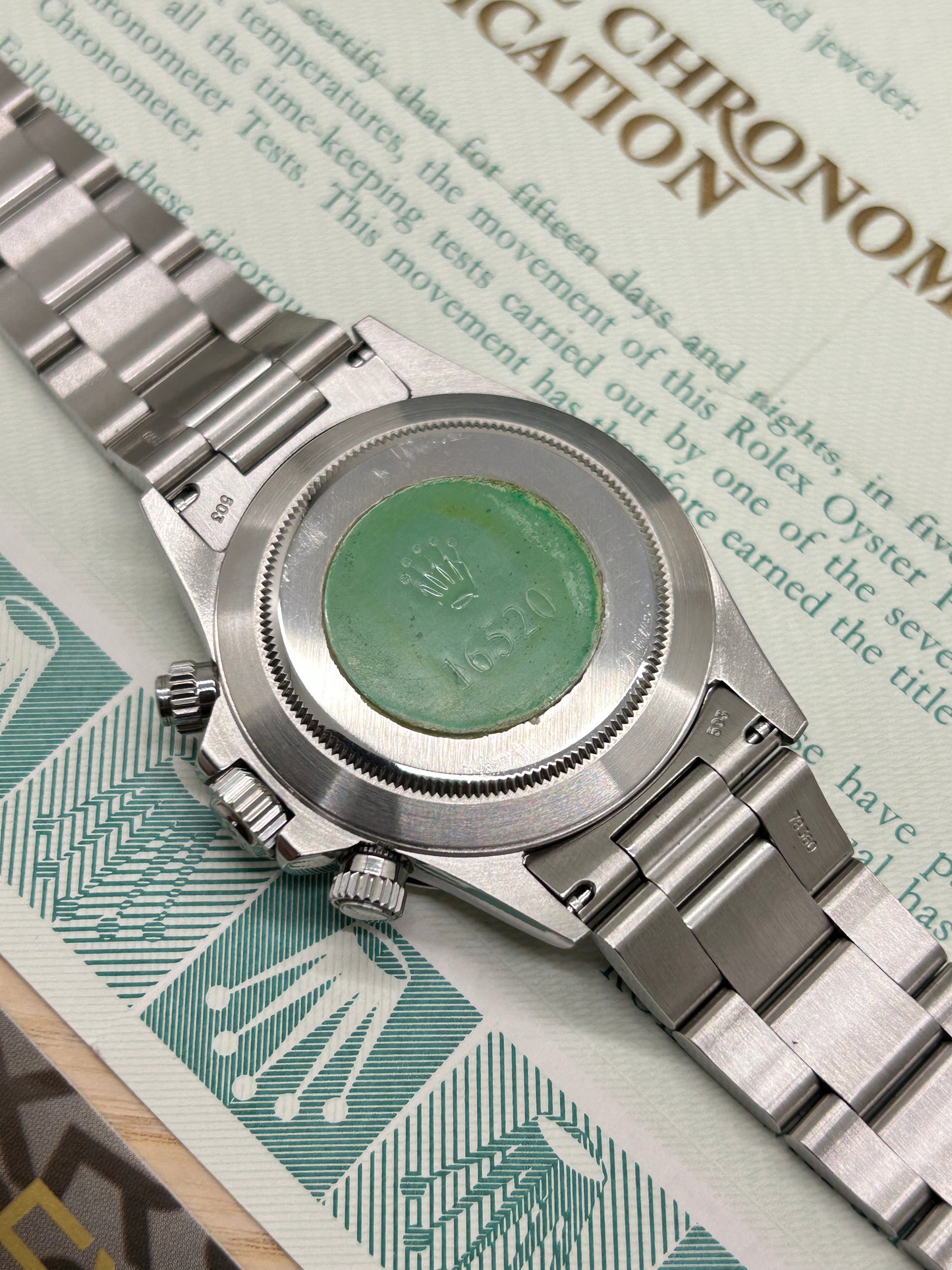 Rolex Daytona Zenith - Ref 16520 - White Dial - Ser N1 - Year 1991