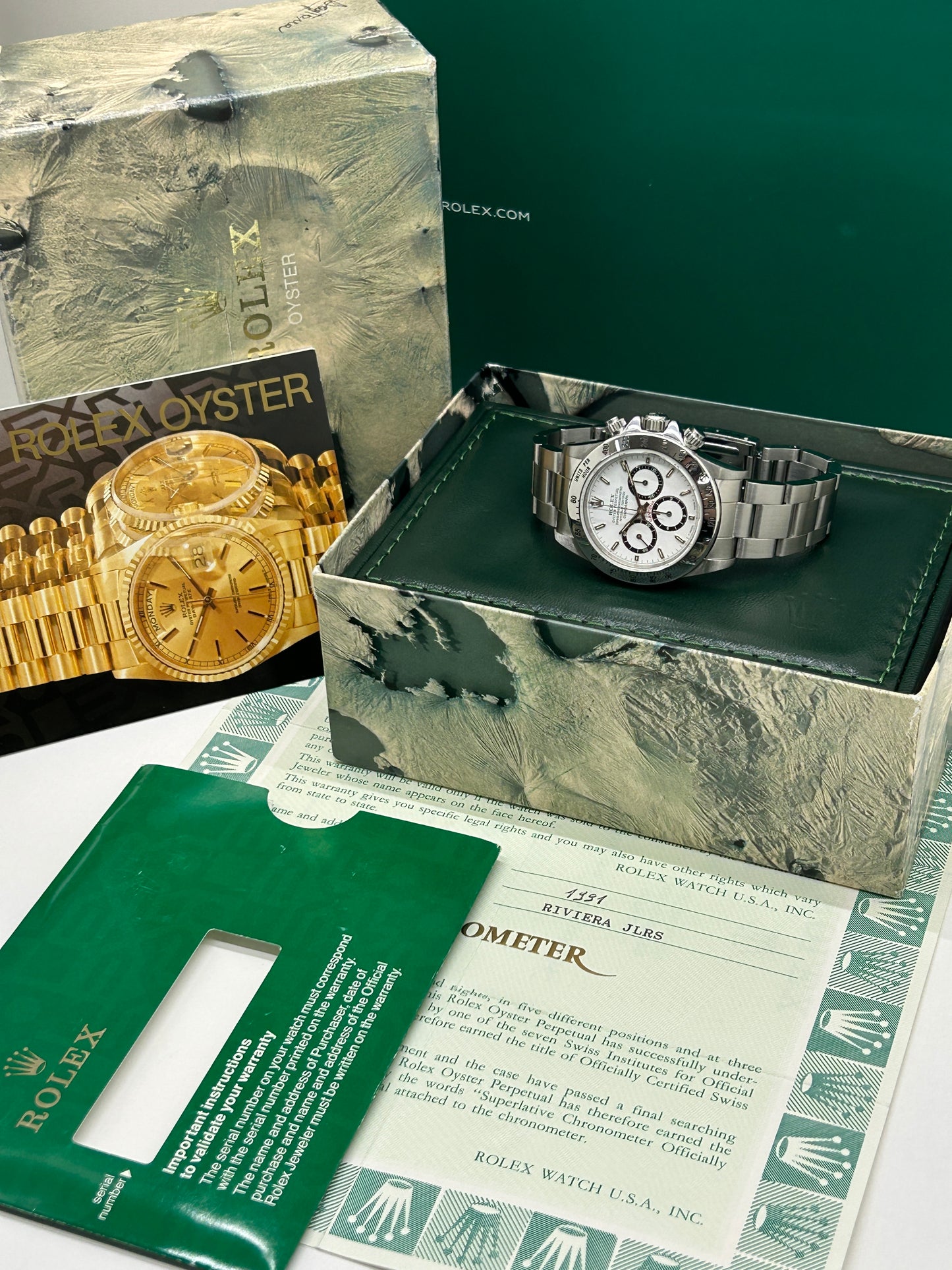 Rolex Daytona Zenith - Ref 16520 - White Dial - Ser N1 - Year 1991