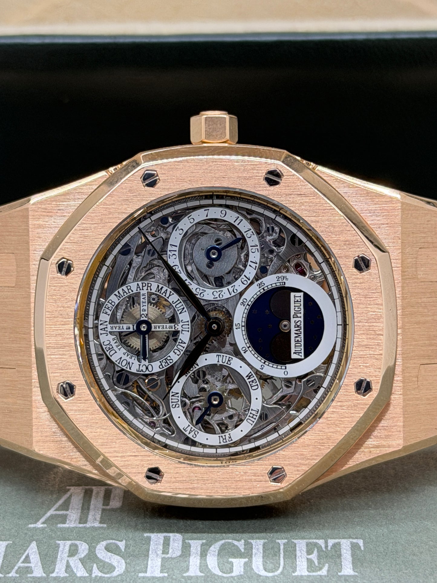 Audemars Piguet Royal Oak Perpetual Calendar Skeleton Perpetual 39mm - Rose Gold Quantieme Perpetual - Year 2009 - Ref 25829OR.OO.0944OR.01