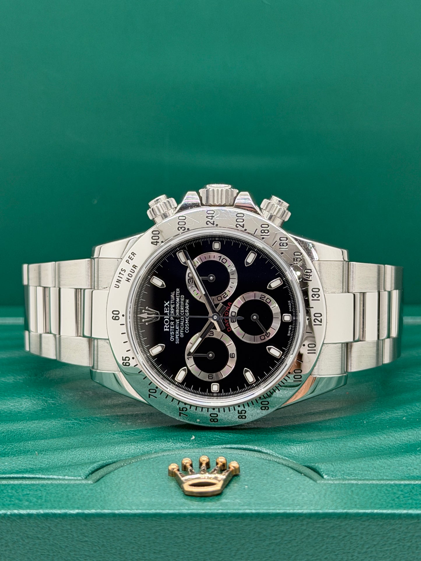 Rolex Daytona Black Dial - Chromalight - Year 2015 Ref - 116520