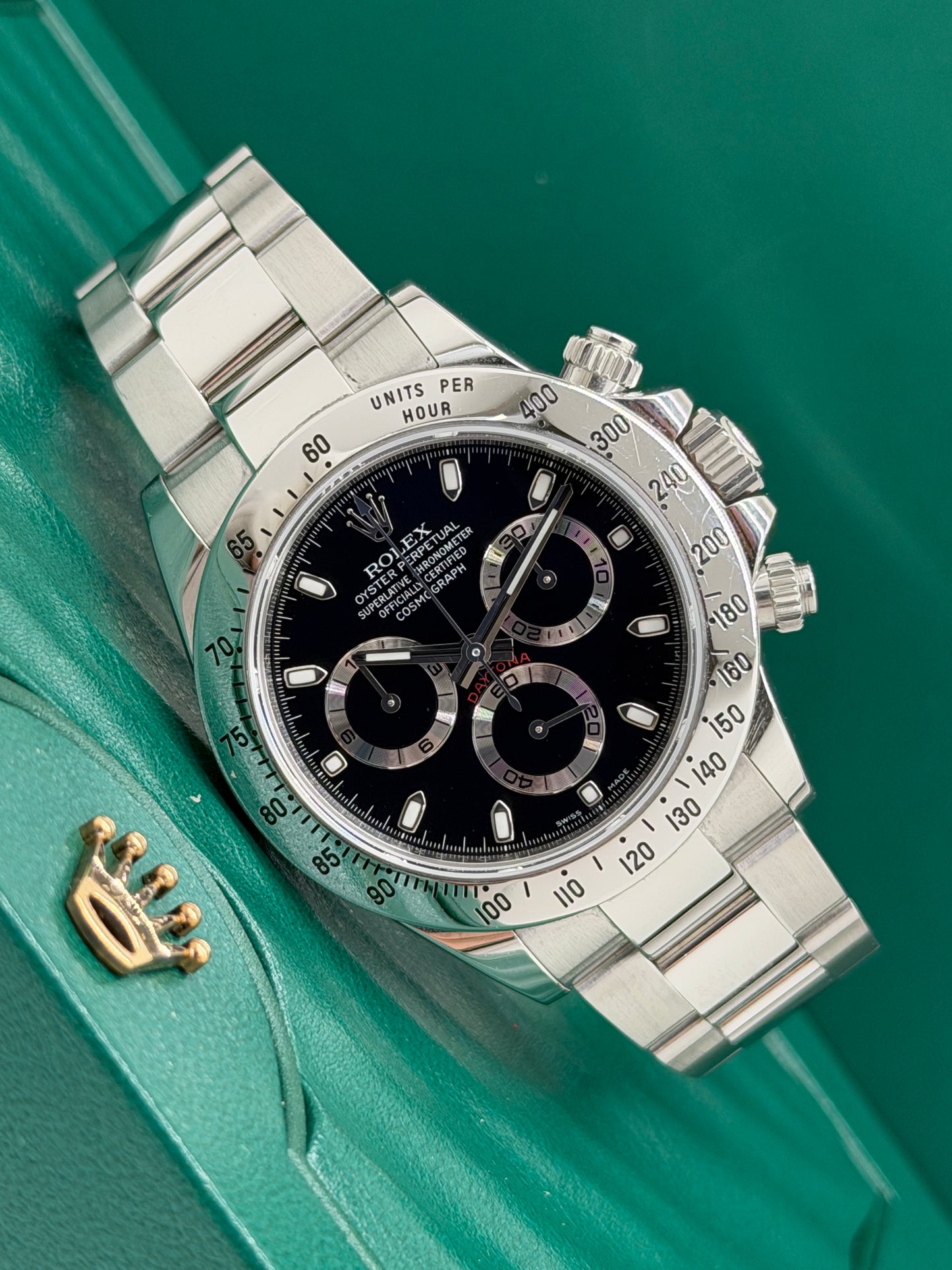 Rolex Daytona Black Dial - Chromalight - Year 2015 Ref - 116520
