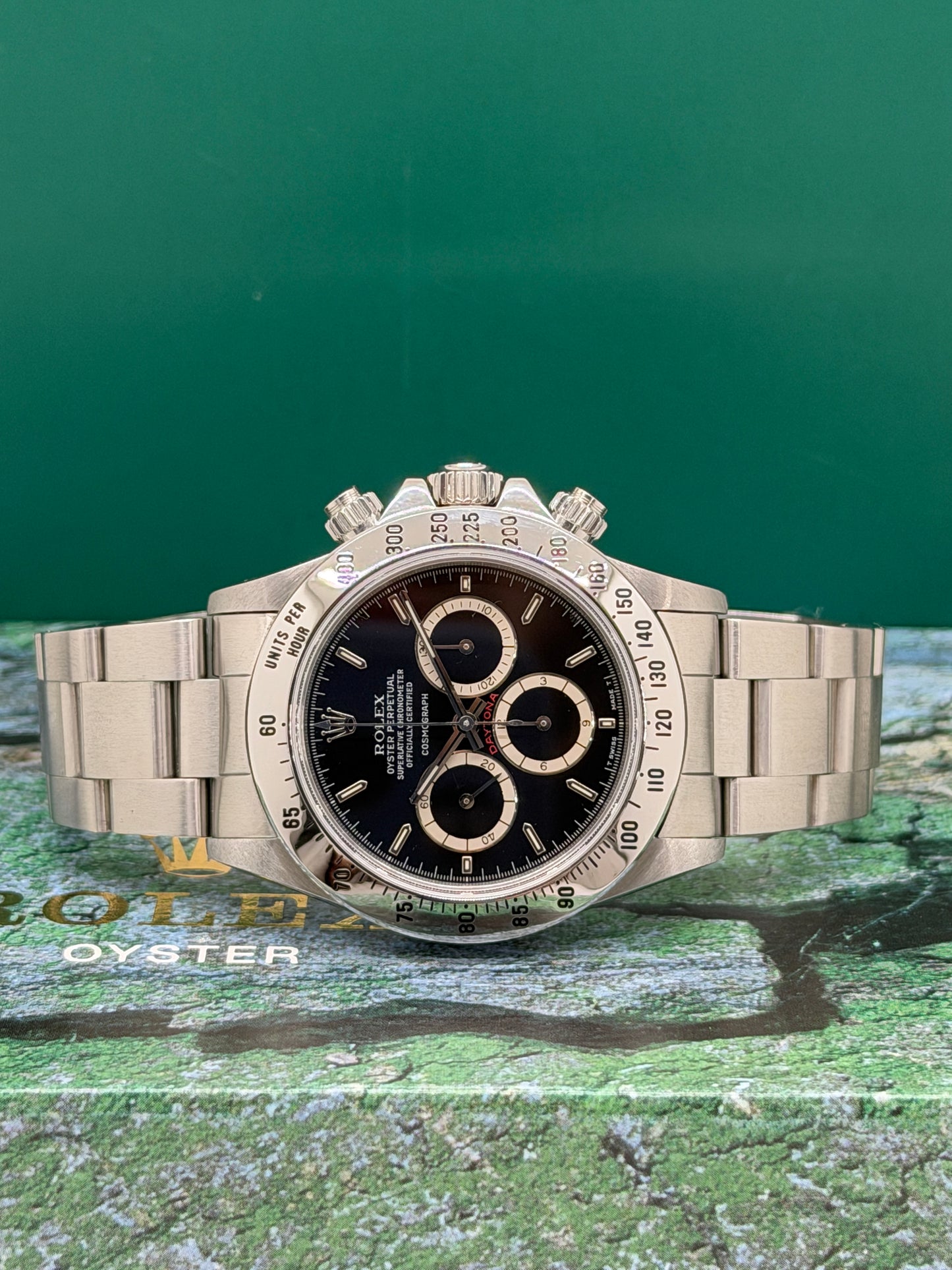 Rolex Daytona "El Primero" - Floating Black Dial - 225 Scale - SER L Ref 16520 - Year 1989