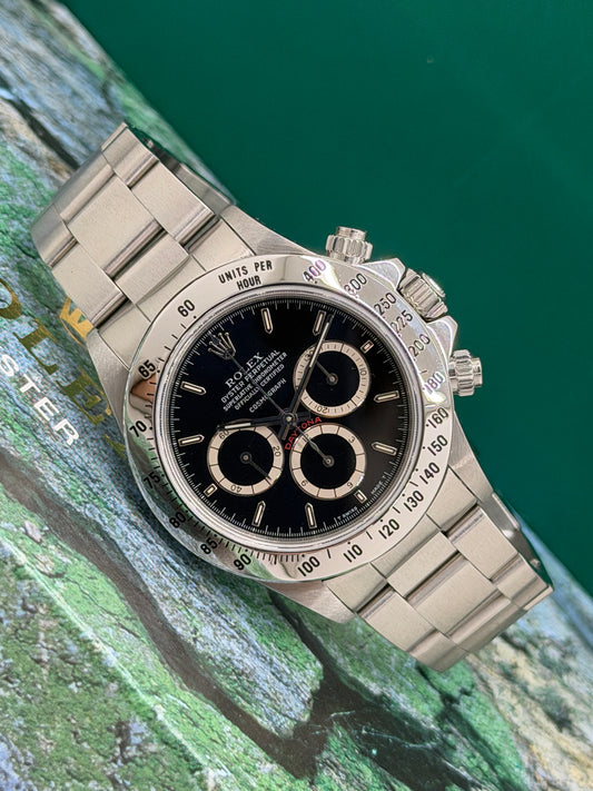 Rolex Daytona "El Primero" - Floating Black Dial - 225 Scale - SER L Ref 16520 - Year 1989