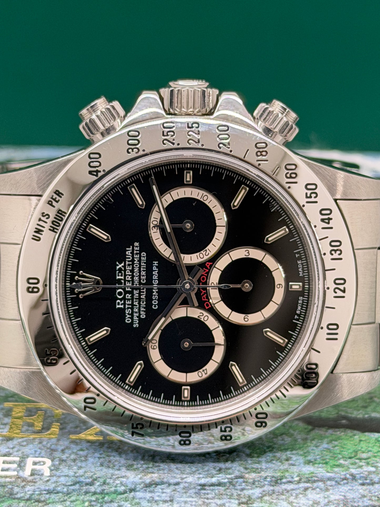 Rolex Daytona "El Primero" - Floating Black Dial - 225 Scale - SER L Ref 16520 - Year 1989
