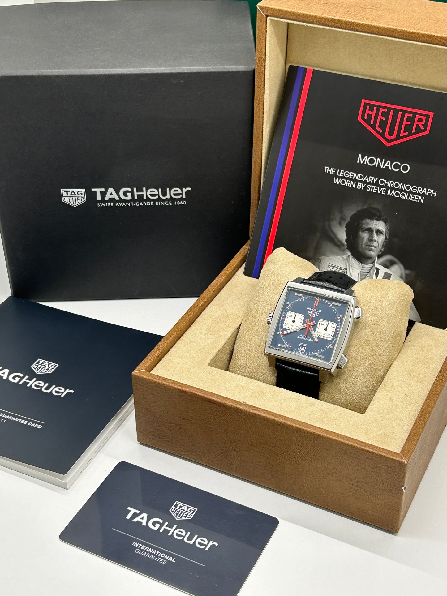 TAG Heuer Monaco Calibre 11 "Steve McQueen" - Ref.CAW211P.FC6356 - Year 2021