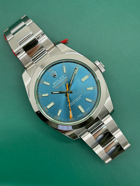 Rolex Milgauss Blue Dial - Ref 116400GV - Year 2019