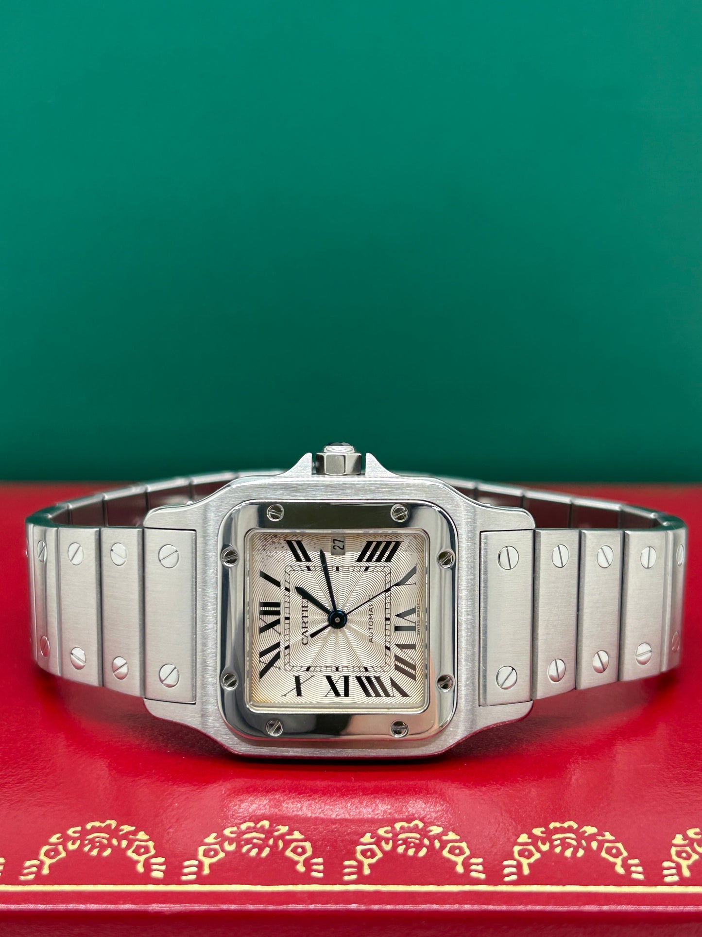 Cartier Santos Galbée - Silver Dial - Ref 2319