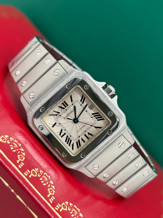 Cartier Santos Galbée - Silver Dial - Ref 2319