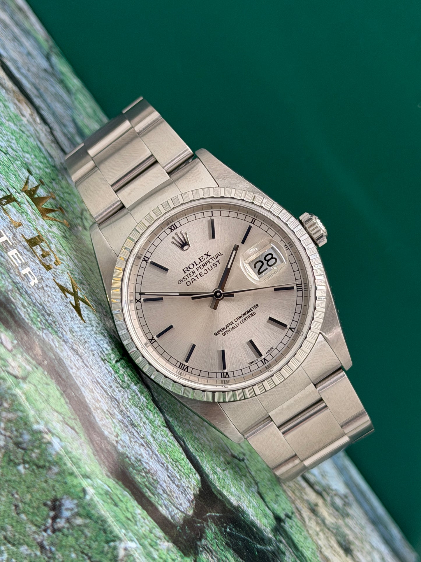 Rolex Datejust 36 Argentee Dial - Ref 16220 Year 2004