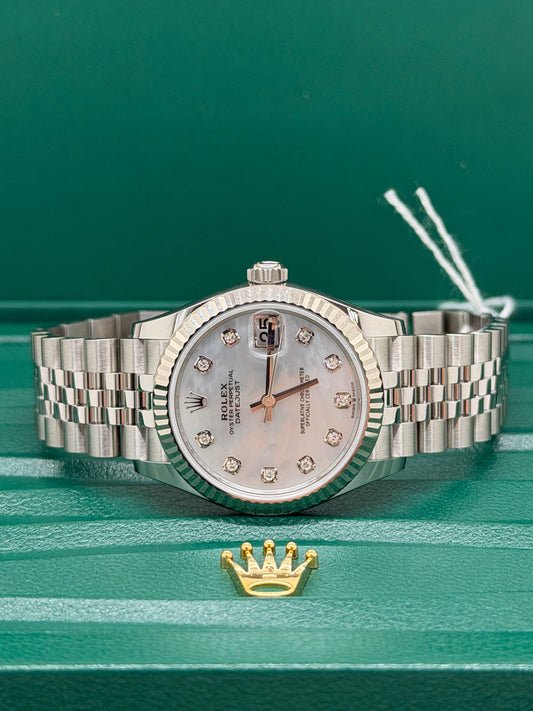 Rolex Datejust 31 - MOP Diamond Dial - Ref 278274 - New 2026
