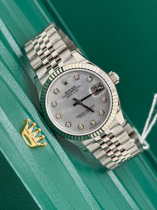 Rolex Datejust 31 - MOP Diamond Dial - Ref 278274 - New 2026