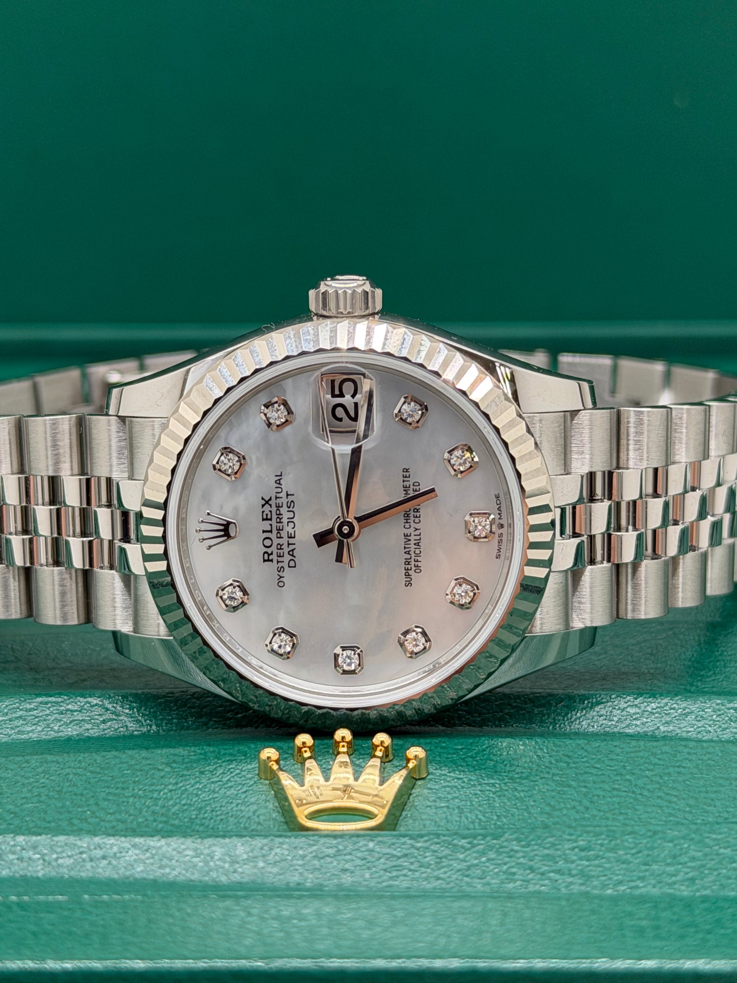 Rolex Datejust 31 - MOP Diamond Dial - Ref 278274 - New 2026