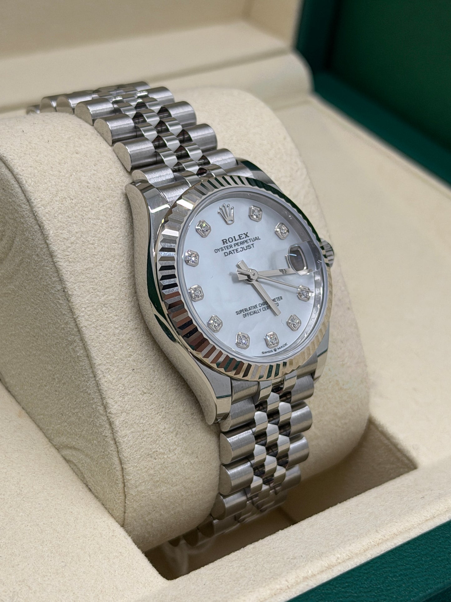 Rolex Datejust 31 - MOP Diamond Dial - Ref 278274 - New 2026