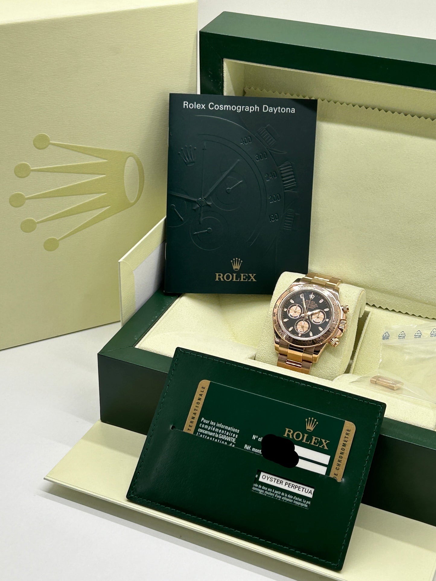 Rolex Daytona Everose - Black Dial - 18Kt Rose Gold - Ref 116505 - Year 2013