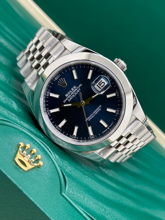 Rolex Datejust 41 - Blue Dial - Ref 126300 - Year 2021