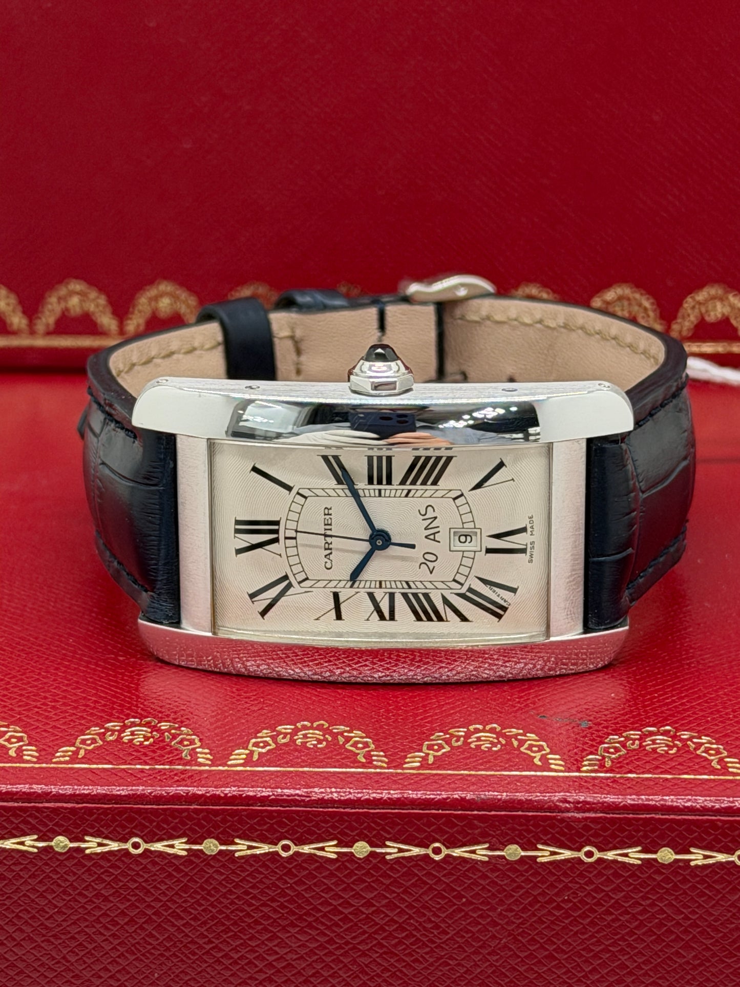 Cartier Tank Américaine White Gold - Large - Year 2011 Ref 1741