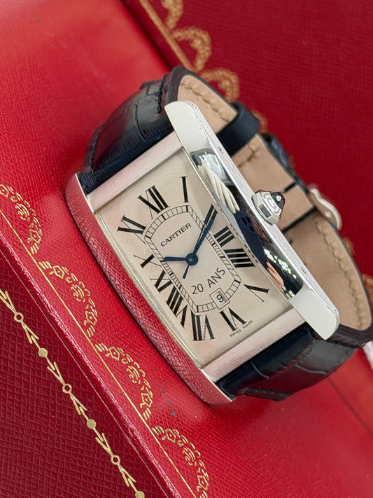 Cartier Tank Américaine White Gold - Large - Year 2011 Ref 1741