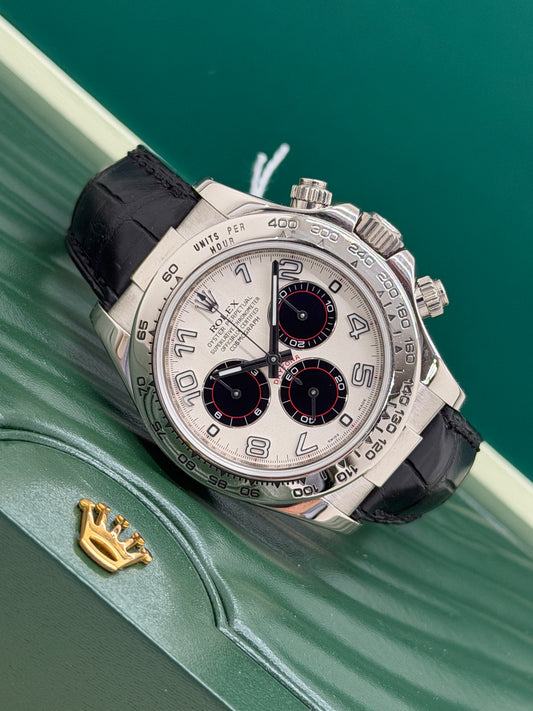 Rolex Daytona White Gold - Panda Racing Dial - Year 2015 Ref. 116519