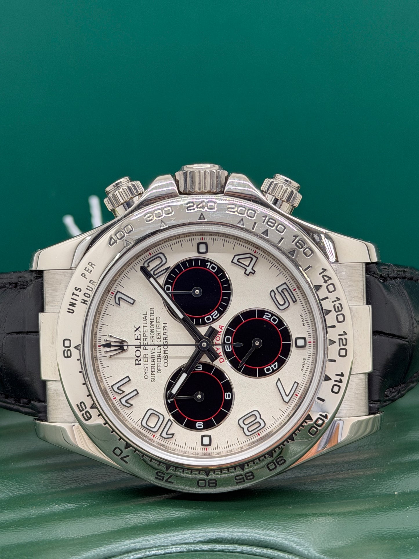 Rolex Daytona White Gold - Panda Racing Dial - Year 2015 Ref. 116519