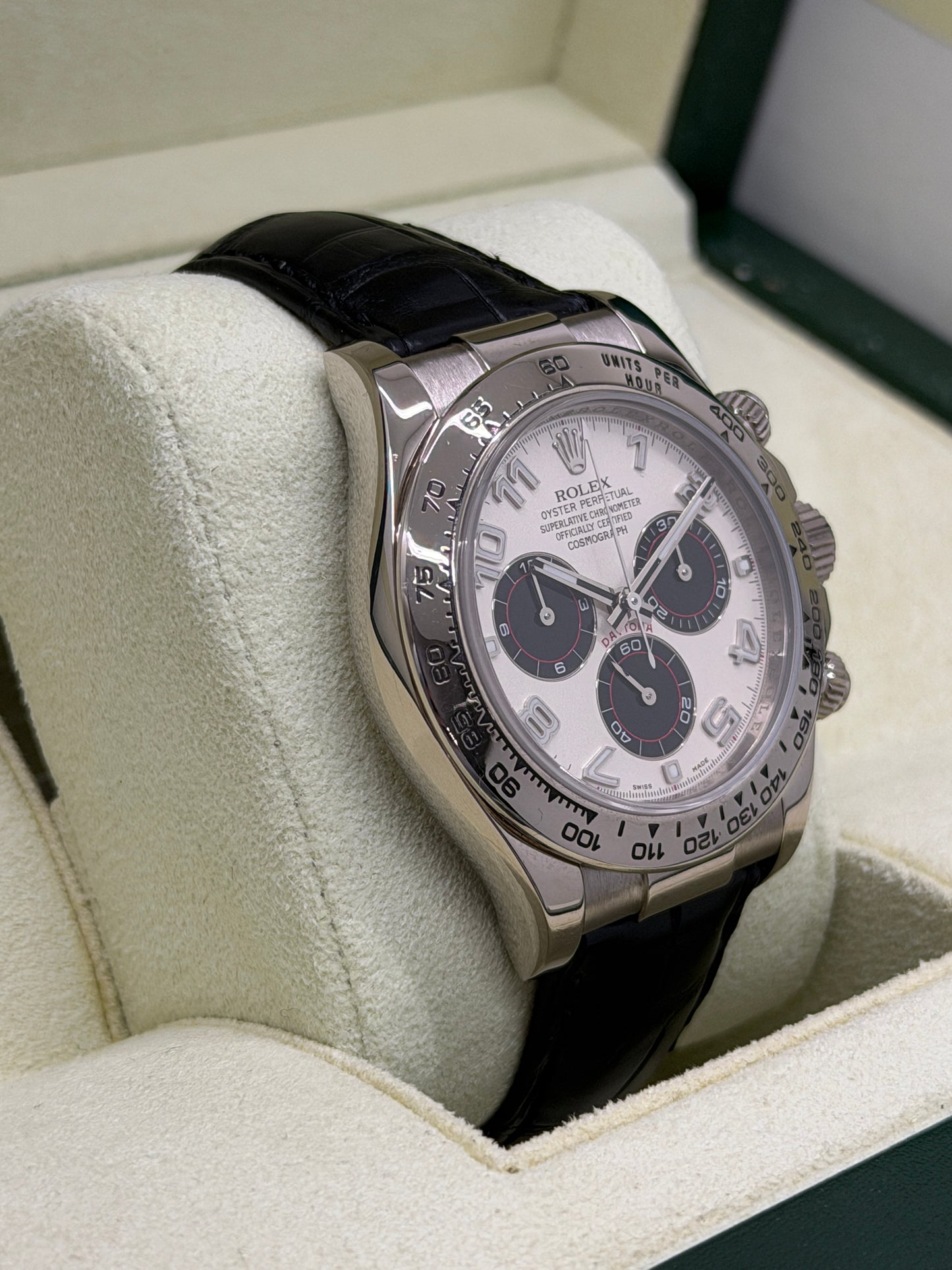 Rolex Daytona White Gold - Panda Racing Dial - Year 2015 Ref. 116519