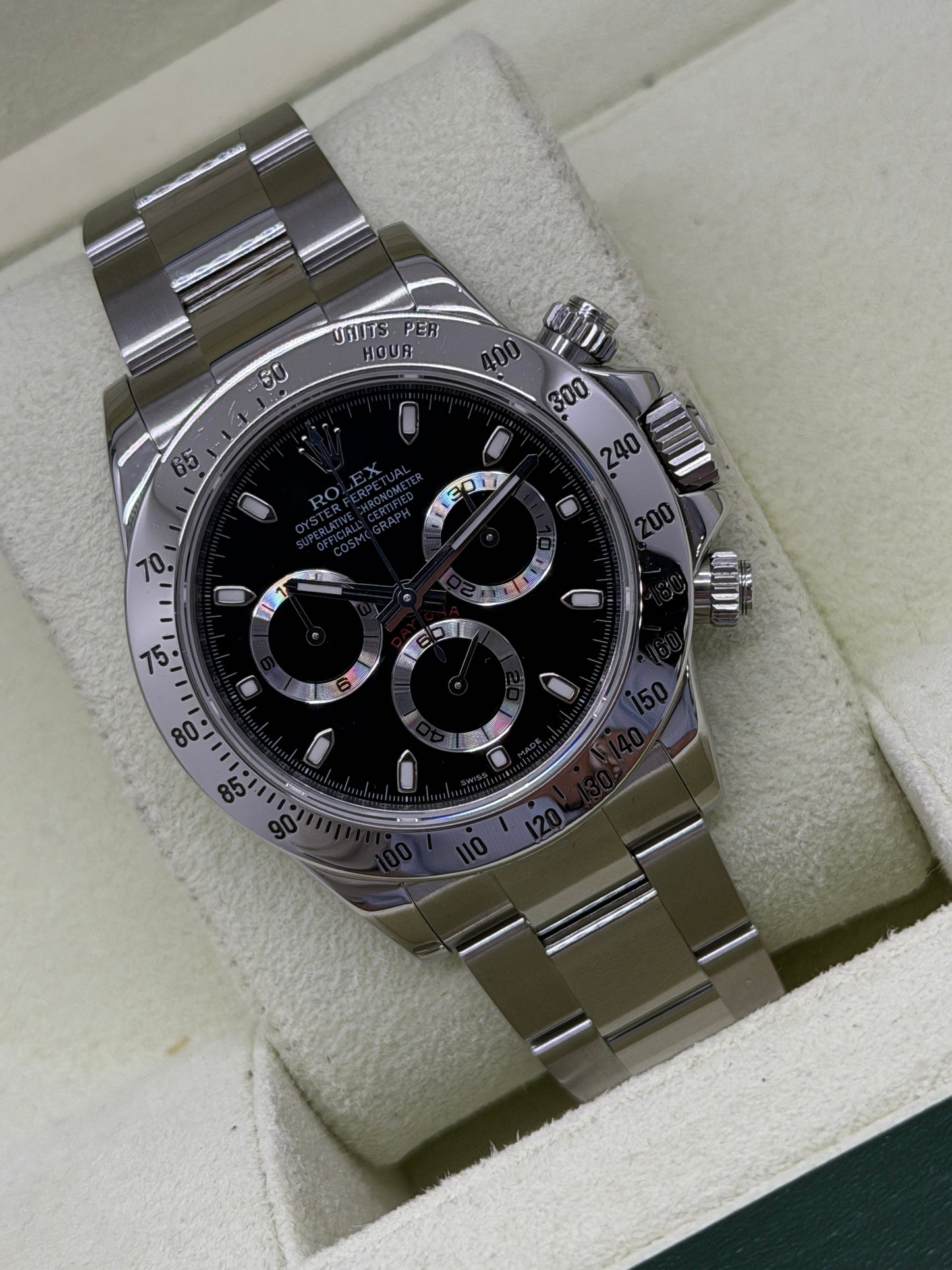 Rolex Daytona Black Dial - Year 2009 Ref 116520