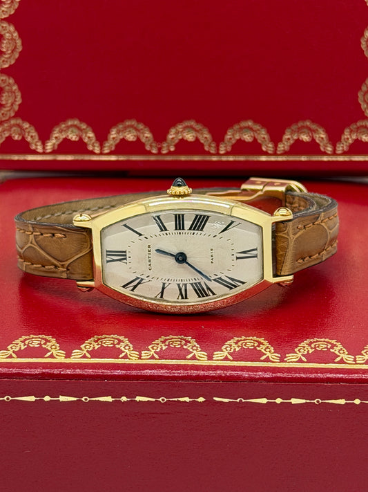 Cartier Tonneau Paris Yellow Gold - Manual - 39 x 21