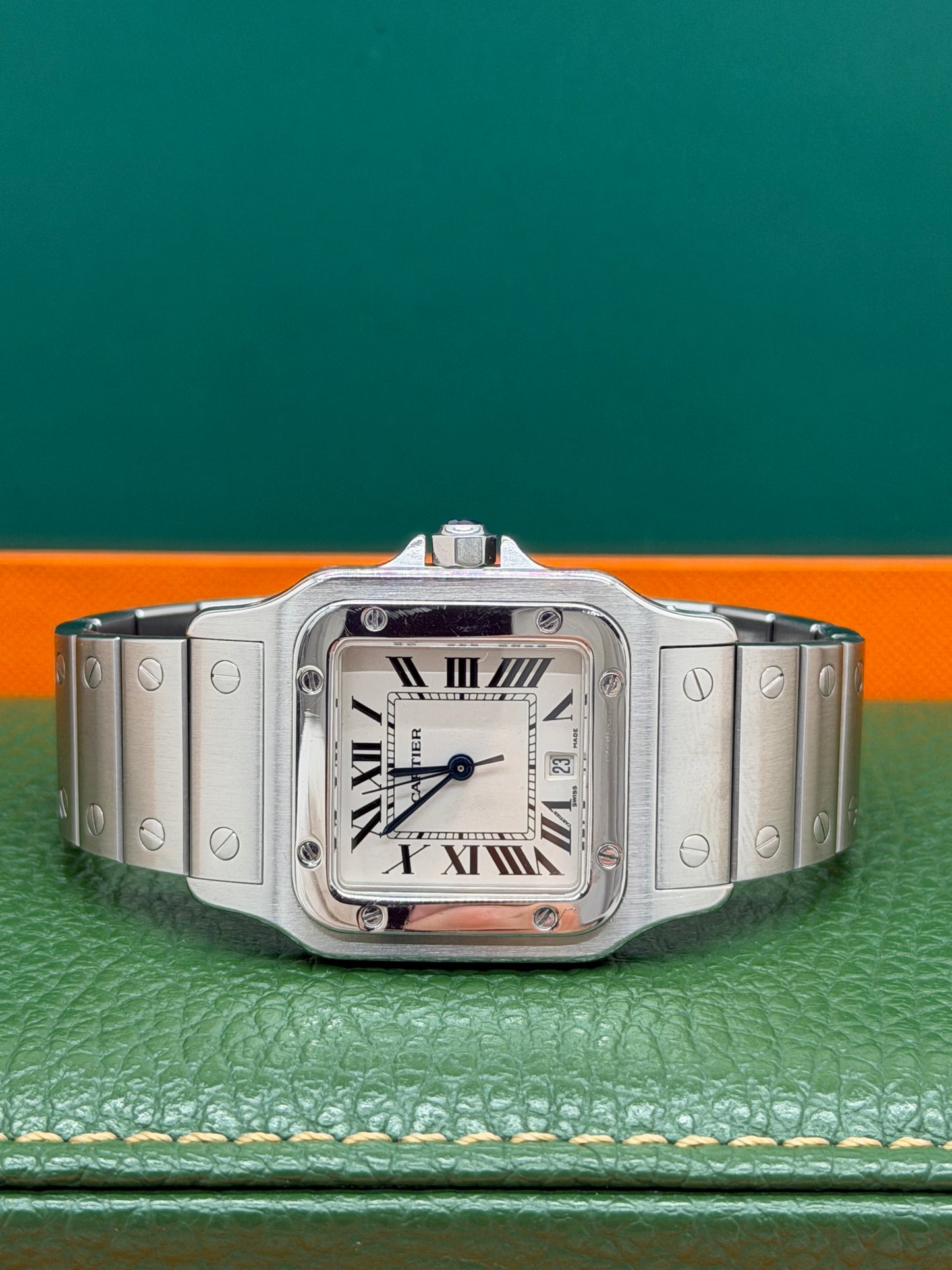 Cartier Santos Galbée Quartz - White Dial - Ref 1564